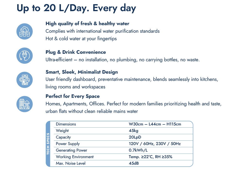 datasheet watergen genny+